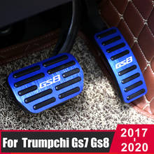 Car pedal cover Accelerator brake pedal Cover Aluminum pads Interior Refit For Trumpchi Gs8 Gs7 2017 2018 2019 2020 Accessories 2024 - buy cheap