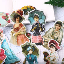 18pcs Victorian lady  Scrapbooking Stickers Decorative Sticker DIY Craft Photo Albums 2024 - buy cheap