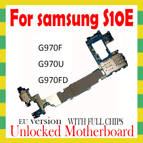 Buy Original Mainboard For Samsung Galaxy S10e G970fd Dual Sim G970f G970u Unlocked Motherboard With Full Chips Unlock Logic Boards In The Online Store Shenzhen Dsy Elec Tech Co Ltd Store At A