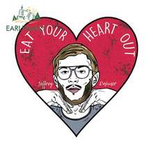 EARLFAMILY 13cm x 12.5cm for Eat Your Heart Out Jeffrey Dahmer Sign Car Stickers Vinyl JDM Bumper Trunk Truck Graphics Decal 2024 - buy cheap