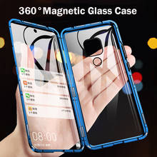 360 Metal Magnetic Double-sided Glass Case For Xiaomi Redmi Note 9 8 Poco x3 Nfc 9C 9A 8A 8T 9S 10 7 9T K20 Pro Lite Ultra Cases 2024 - buy cheap