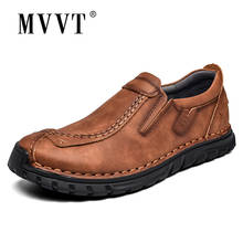 Sapatos masculinos de couro, mocassim confortável, casual, para o outono, sapatos sem salto, respirável, estilo mocassim, outono, 2021 2024 - compre barato