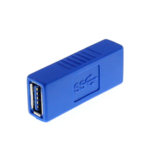 USB 3,0 тип A Женский к женскому разъему адаптер USB3.0 из AF в AF муфта F/F пол чейнджер расширитель конвертер для ноутбука 1 шт 2024 - купить недорого