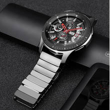 Ceramic 22mm watch band for Huawei watch GT 2 44mm strap Amazift big bracelet Samsung Gear S3 Frontier Galaxy watch 3 45mm 46mm 2024 - buy cheap