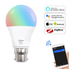 Zigbee Smart Home LED Bulb Light Lamp 9W/10W B22 RGB For Tuya Smart Life Smartthings Alexa Google Home Smart Home Control 2024 - buy cheap