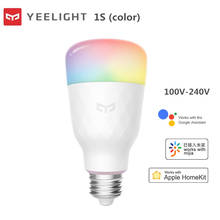 Yeelight-bombilla LED inteligente 1S / 1SE RGB, colorida, E27, WIFI, Control remoto por voz Global, para Xiaomi APP Mi Home homekit Smart home 2024 - compra barato