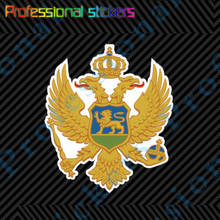 Montenegrin Coat of Arms Sticker Decal Self Adhesive Vinyl Montenegro Flag MNE Stickers Motorcycle waterproof car Window Decal 2024 - buy cheap