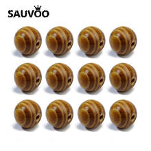 SAUVOO 10pcs Natural Wood Beads 6mm 8mm 10mm 12mm Wooden Loose Spacer Charm Bead Wholesale for DIY Jewelry Making Findings 2024 - buy cheap