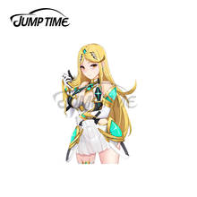 Jump Time 13 x 4.7cm For Mythra Anime Girl Funny Car Stickers Auto Vinyl Decals Waterproof Motorcycle Truck Bumper Window Decal 2024 - buy cheap