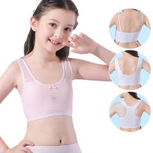 3pc/Lot Cotton Bra Teenage Undrewear Girls Training Bra Crop Top