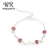 WEGARSTI Elegant 925 Sterling Silver Women Bracelet Adjustable Chain Bracelets Female Bangles Fine Jewelry Wholesale 2024 - buy cheap