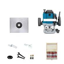 AT3311B Electric Trimmer Wood Milling Machine Multi-function Wood Milling Woodworking Engraving Machine 220V 50Hz 1800W 0-65mm