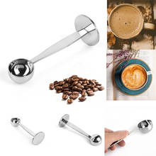 304 Stainless Steel Coffee Tamper Espresso Stand Coffee Tamper With Measuring Spoon Coffee Powder Press Barista Tamper Tool 2024 - buy cheap