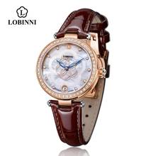 LOBINNI Switzerland Luxury Brand Ladies Mechanical Automatic Self-Wind Sapphire Watch Women Fashion Importers Waterproof Watches 2024 - buy cheap
