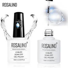 ROSALIND Diamond Top Base Coat Gel Nail Polish For Nail Extension UV LED Gel Lacquer Nail Art Primer For Nails Semi Permanent 2024 - buy cheap
