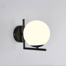Luminária de parede led em cores preta e dourada, estilo nórdico, retrô, vintage, e27, para cafeteria e quarto