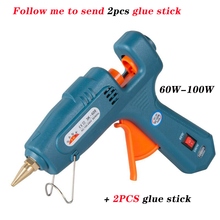 Hot glue gun 60/100W dual power high temperature glue gun family, use 11mm glue stick Dual temperature single glue gun 2024 - buy cheap