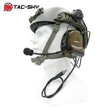 TAC-SKY COMTAC COMTAC II helmet bracket silicone earmuffs outdoor sports noise  pickup military tactical shooting headphones FG 2024 - buy cheap