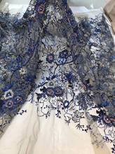 David-298.6811 embroidered Mesh Tulle fabric Factory price sequins Nigerian lace fabrics 2024 - buy cheap
