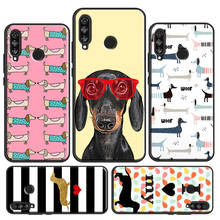 Cute Dachshund Dog Case For Huawei P40 Lite P20 P30 Pro P Smart Z 2019 Nova 5T Cover For Honor 50 10i 8X 9X 2024 - buy cheap