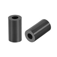 Uxcell abs redondo espaçador arruela 3.2mm id 7mm od 3mm altura para m3 parafusos preto 250 peças 2024 - compre barato