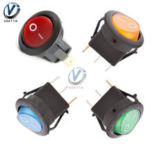 20Pcs/lot AC 125V 10A 250V 6A 3 Pin Round Switch 4 Colors Car Boat Round Rocker ON/OFF Toggle Button Switch 2024 - buy cheap