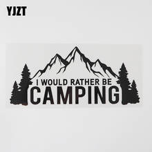 YJZT 18.8CMX8.6CM I Like Camping Mountain Decal Vinyl Car Sticker Black/Silver 8A-1008 2024 - buy cheap