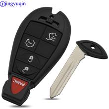 jingyuqin 10ps 5B Remote Key Case Cover For Commander Grand Cherokee Car Key Shell Fob Keyless For JEEP For Chrysler For Dodge 2024 - buy cheap