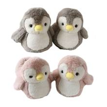 Zapatillas de casa de pingüino de peluche de dibujos animados para mujer, zapatos de Casa cómodos y peludos de invierno, D0JC 2024 - compra barato