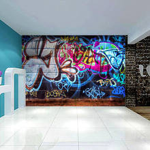 Fondo de fotografía de pared con Graffiti, tela no tejida sin olor, cuadro al óleo, lienzo, pintura, Póster Artístico de pared, decoración del hogar, 1 ud. 2024 - compra barato