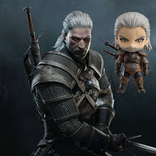 The Witcher-s 3 Wild Hunt экшн-фигурка гералт ривии Белый Волк цельная модель волка Академии демона охотника эксорцист модель подарок 2024 - купить недорого