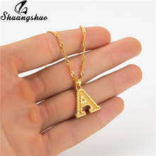Stainless Steel Necklace Hot Letter Intail Necklaces For Women Protection Pendants For Girlfriend Gift Old English Gold Jewelry 2024 - buy cheap