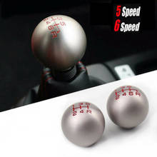 5/6 Speed M10x1.5 Manual Gear Shift Knob Ball Shifter Lever Handle Thread for Car Modification Aluminum Alloy Stop Gear Head 2024 - buy cheap