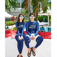 Ropa de playa para hombre y mujer, traje de baño de una pieza con camisa de Surf, traje de baño dividido, 2019 2024 - compra barato