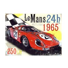 24 Hours of le mans 1965 250LM Sports Racing Car Poster Painting Canvas Print Nordic Home Decor Wall Art Picture For Living Room 2024 - buy cheap