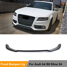 Front Lip Spoiler Splitters Apron Chin For Audi A4 B8 S4 Sline Bumper 2009 - 2012 Non-Standard Bumper FRP Black 2024 - buy cheap