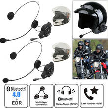 2 headset de capacete de motocicleta anti-interferência, capacete de moto sem fio, bluetooth, fone de ouvido, mãos livres, intercomunicador de caixa de som mp3 2024 - compre barato