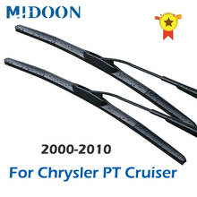 Midoon-lâminas de limpador híbridas para chrysler pt cruiser, braços de gancho, 2000, 2001, 2002, 2003, 2004, 2005, 2006, 2007, 2008 2024 - compre barato