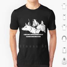 Camiseta de algodón con estampado de la princesa Mononoke Kill Humans Save The Forest para hombres, nueva camiseta fresca, Save The Forest Wolves 2024 - compra barato