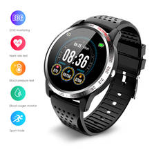 KS15 Смарт-часы для мужчин ЭКГ монитор сердечного ритма фитнес-часы трекер активности Bluetooth шагомер Здоровье SmartWatch для Android iOS 2024 - купить недорого