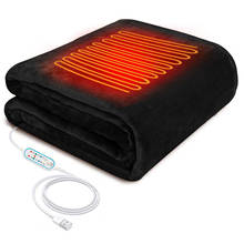 USB Heating Blanket Electric Warming Heating Shawl Washable 3 Heat Settings with Timing Function Heated Blanket Shoulder relax 2024 - buy cheap