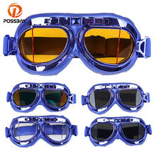 Possbay óculos feminino, clássico com óculos, para motocross, inverno, neve, esqui, snowboard, moto de neve 2024 - compre barato
