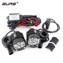 Faros delanteros LED universales para motocicleta, Bombilla estroboscópica de Flash, antiniebla, resistente al agua, 6000K, 6 LED 2024 - compra barato