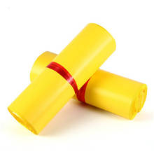 Sobres amarillos para almacenamiento de zapatos, bolsas de mensajería, autosellado, adhesivo, esmerilado, suministros de cartas, 50 Uds. 2024 - compra barato