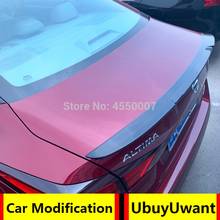 For Nissan New Altima Teana 2019 ABS Plastic Primer Color Exterior Rear Spoiler Tail Trunk Boot Wing Decoration Car Styling 2024 - buy cheap