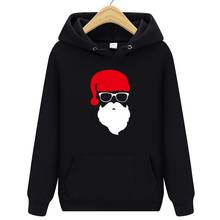 Sudaderas con capucha de Papá Noel para Hombre y mujer, sudadera de algodón con capucha, chándal de marca, otoño e invierno, novedad 2024 - compra barato