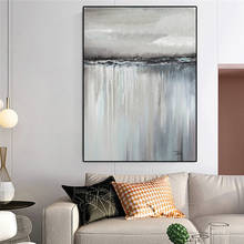GOODECOR Abstract Gray Reflection Poster Prints Canvas Painting Picture Living Room Home Decorative Wall Art Pictures no frame 2024 - buy cheap