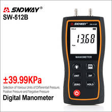 SNDWAY-manómetro electrónico Digital, medidor de presión diferencial para aire acondicionado, rango de 0-103kpa 2024 - compra barato