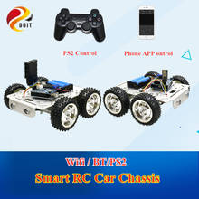 C300 bluetooth/punho/wifi rc controle tanque robô chassis kit carro com uno r3 placa de desenvolvimento + 4 estrada motorista do motor placa diy 2024 - compre barato