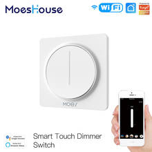 New WiFi Smart Touch Light Dimmer Switch Touch Timer Brightness Memory Smart Life/Tuya APP Remote Control Work with Alexa Google 2024 - buy cheap